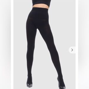 Heist Brand New in Packaging The Eighty Opaque Tights Black — Size Small (UK 10)